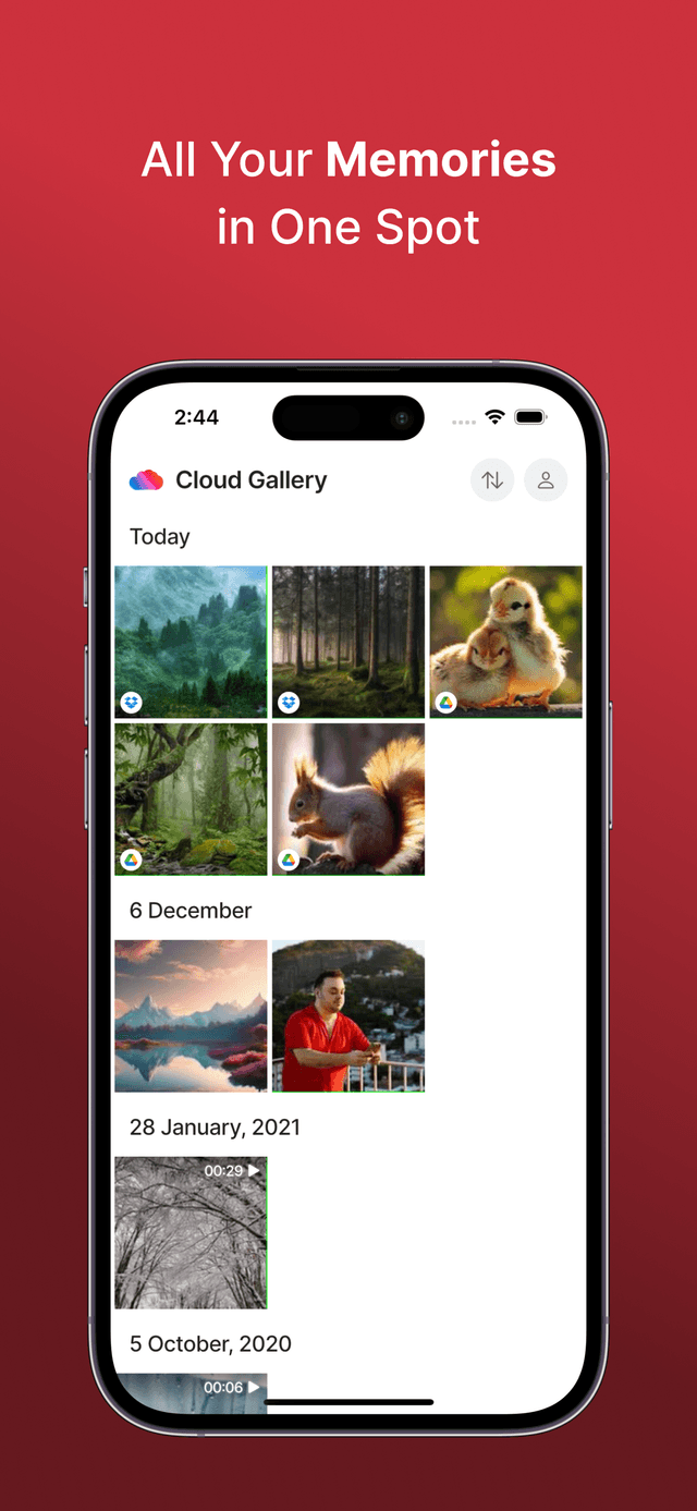 Cloud Gallery screenshot 1