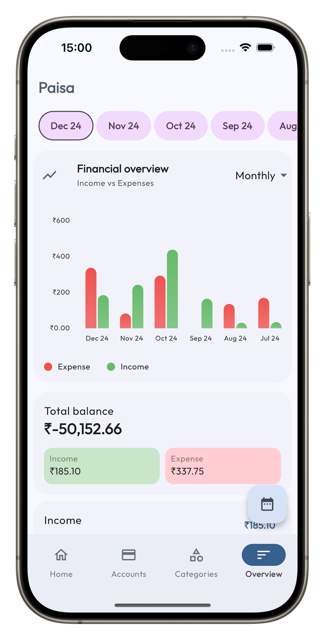 Paisa - Expense Tracker screenshot 4